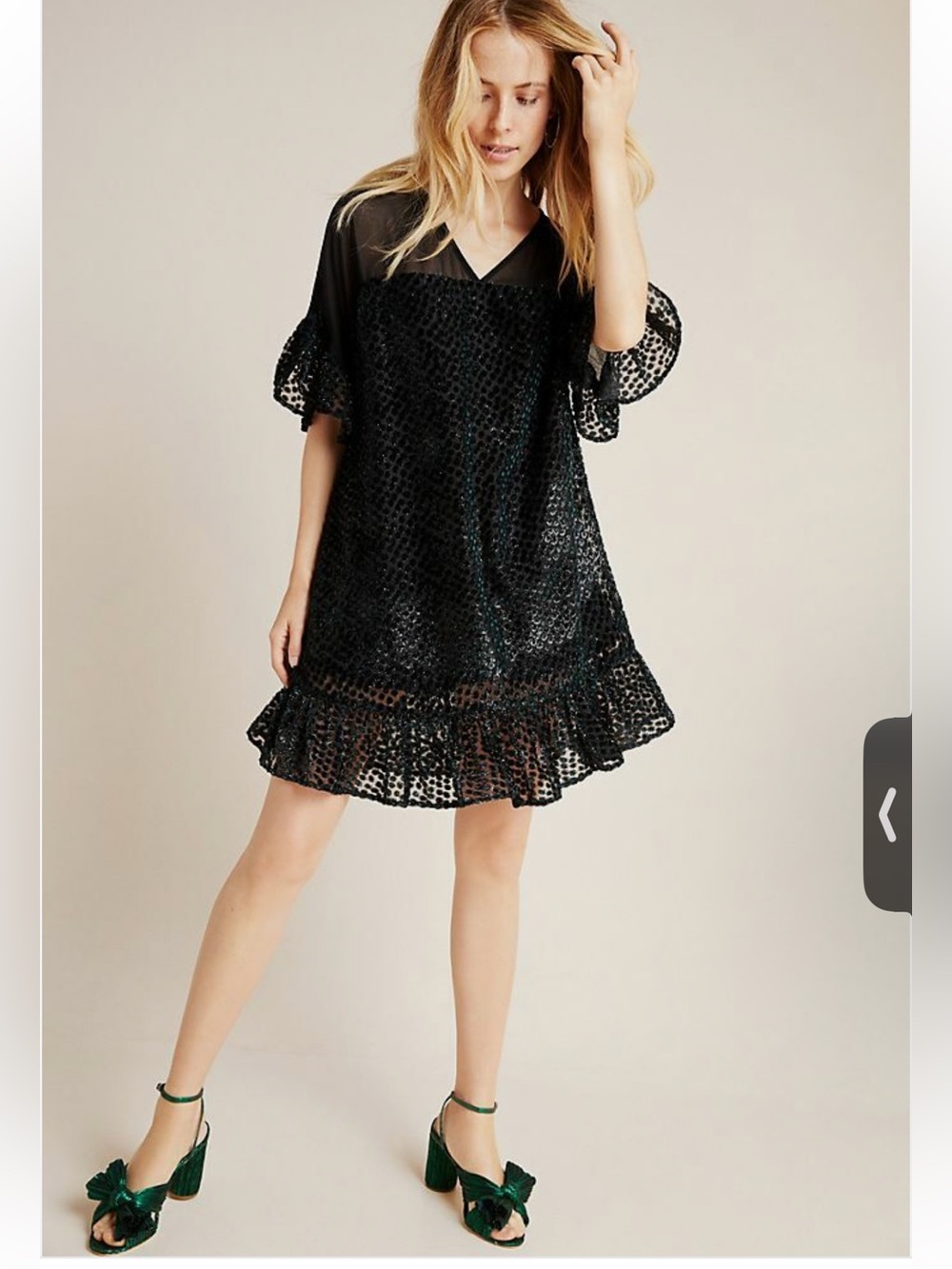 Anthropologie AMADI Lucinda Textured Tunic Dress